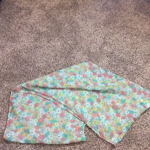 Flower infinity scarf